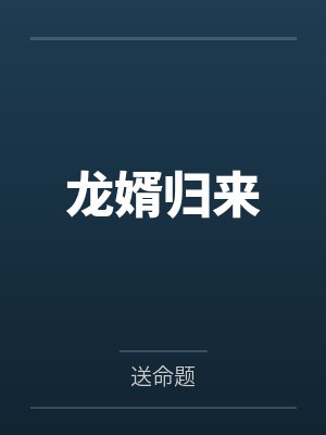 徐文宇沈清荷龙婿归来
