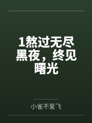 1熬过无尽黑夜,终见曙光 1熬过无尽黑夜,终见曙光